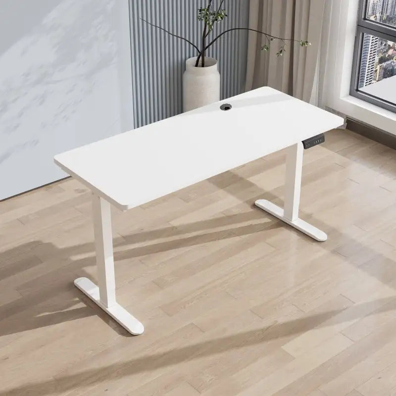 Stylish and simple home adjustable height computer desk Singapore