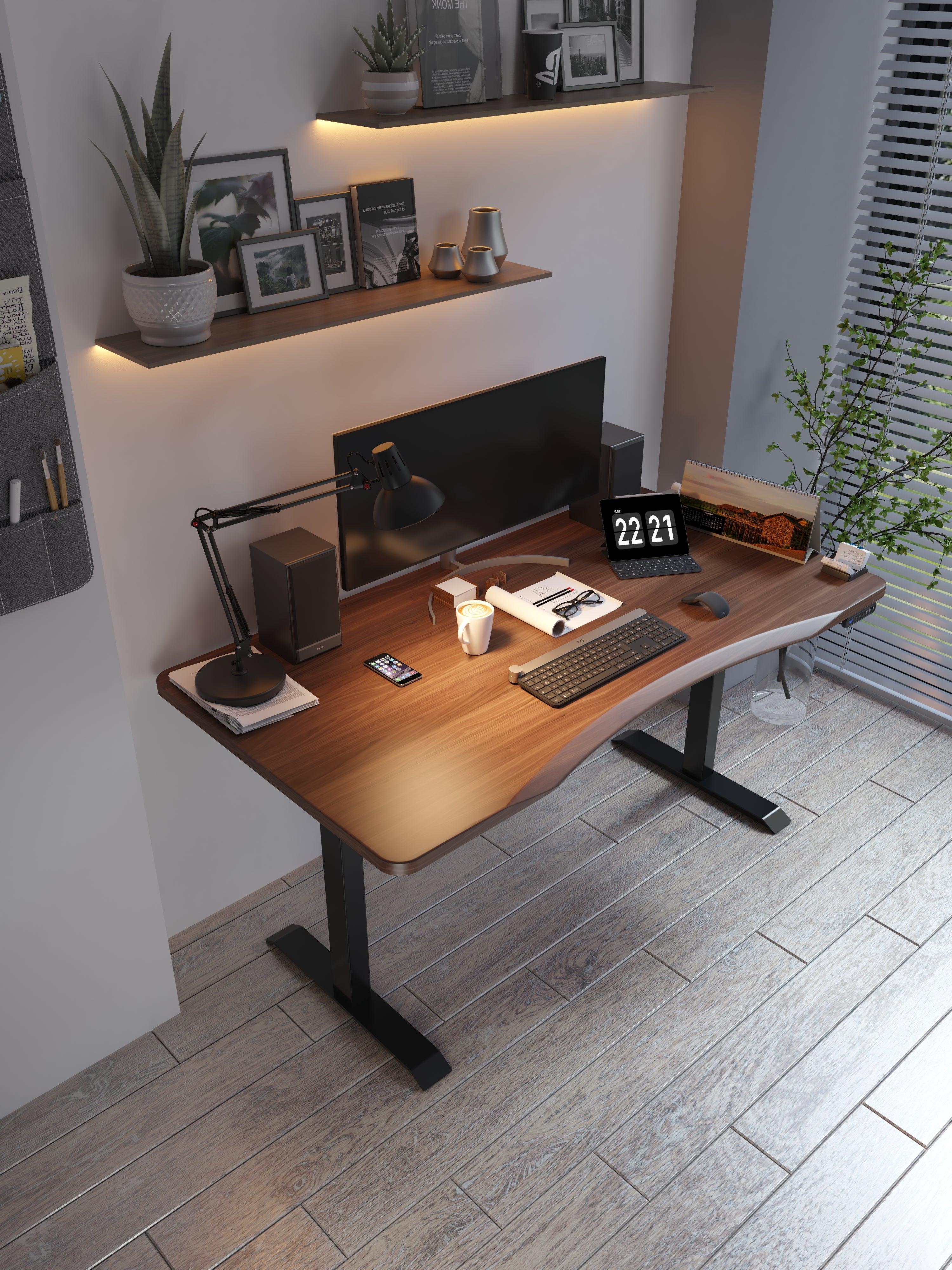 Updesk ERGO PRO: Ergonomic Height Adjustable Home Office Standing Desk